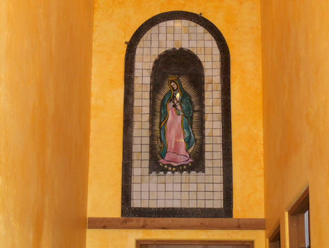 our lady of guadalupe mosaic
